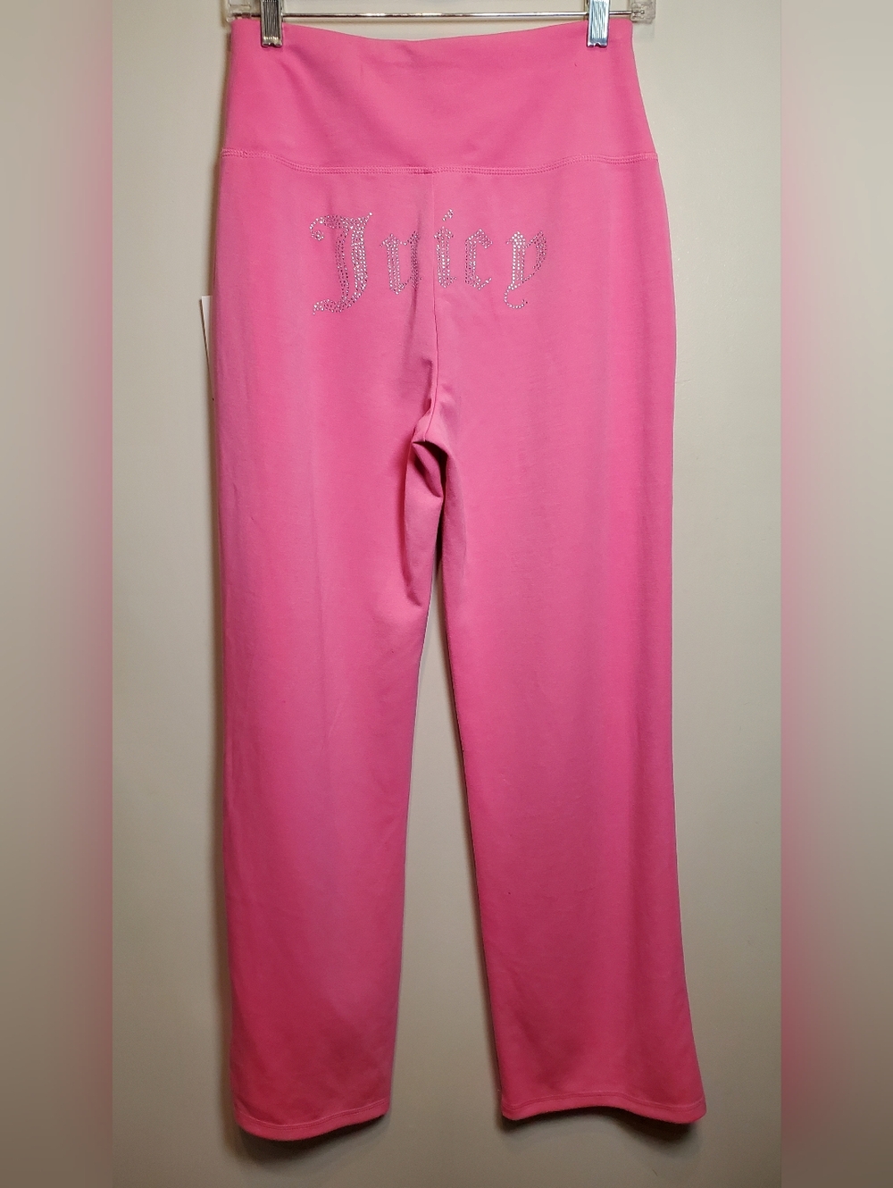 390. NWT - Juicy Couture - Pink Rhinestone Logo Track Pants